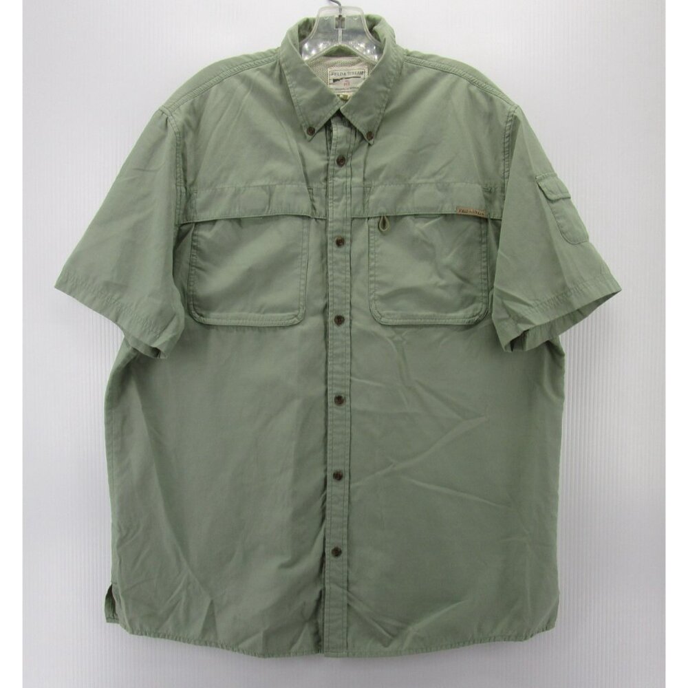 Field & Stream Shirt Large Button Up Fishing Hiking Outdoor Utility *